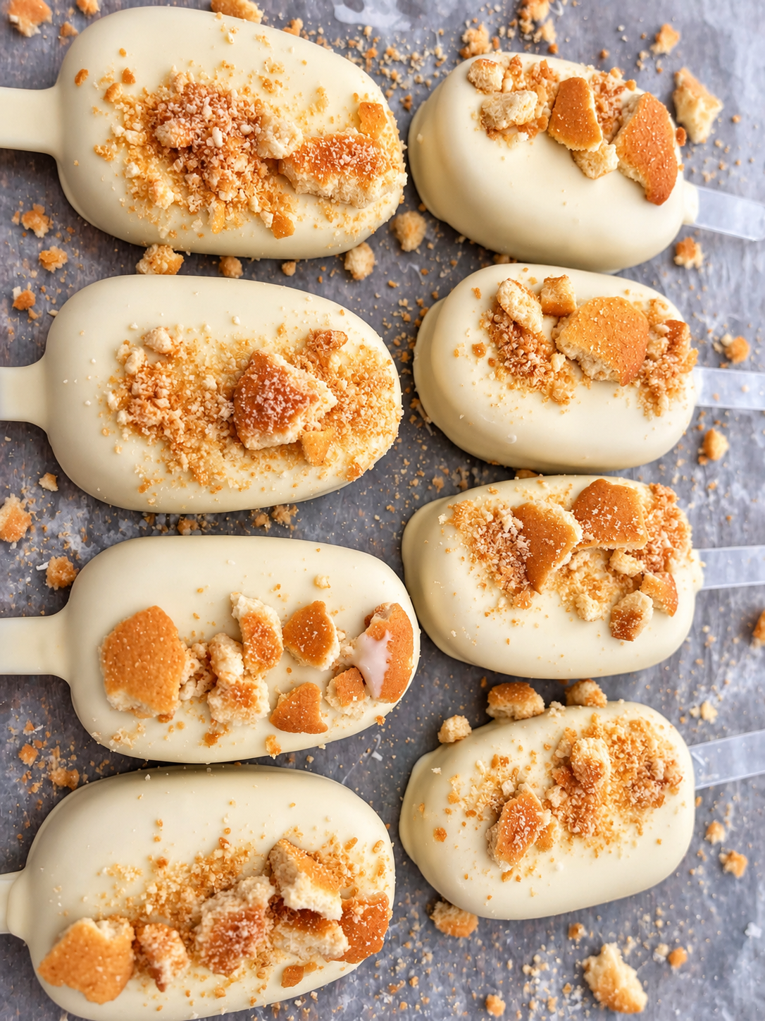 Banana Pudding cakesicles made for a birthday